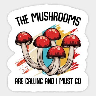 Mushroom Fungal Sticker